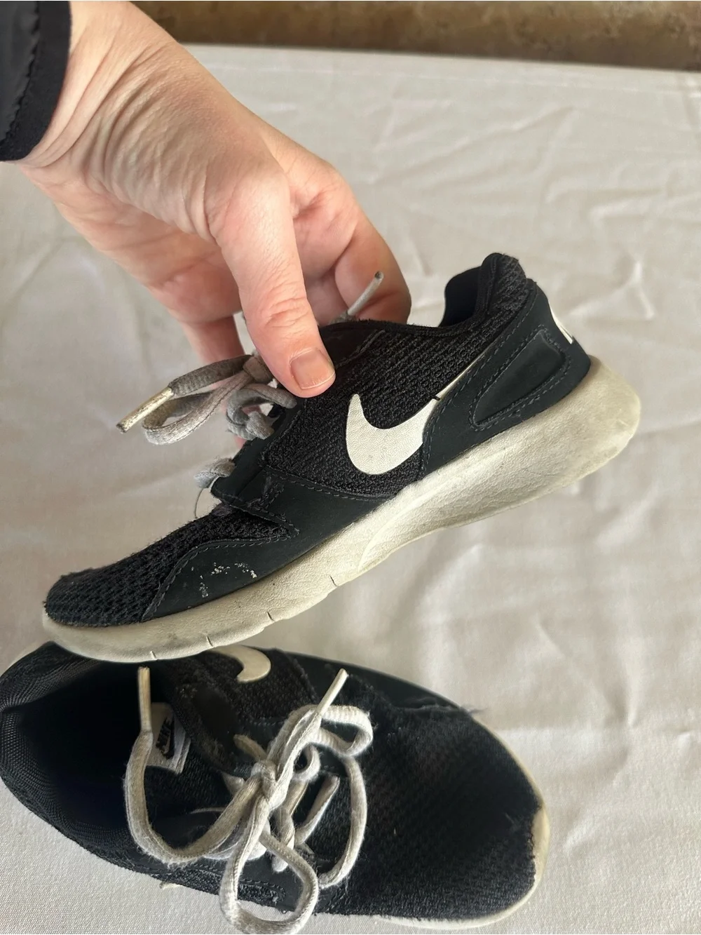 Nike Kids Black and White Sneakers - Lightweight Play Shoes